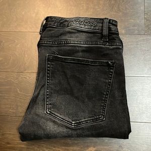 Mens Vigoss black slim fit skinny leg jeans 34/32 Mick 330 slim
